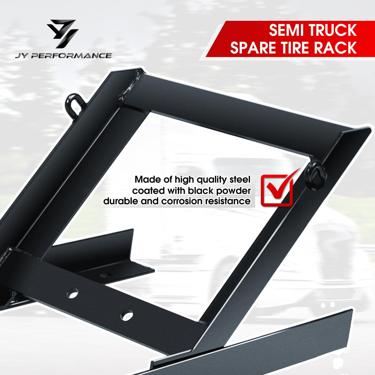 JY PERFORMANCE lockable chain close-up for theft prevention and backup