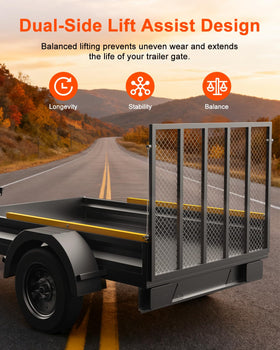JY PERFORMANCE mounted on trailer side rail illustrating balanced two-sided installation