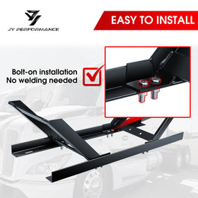 JY PERFORMANCE ratchet strap and buckle detail delivering secure hold