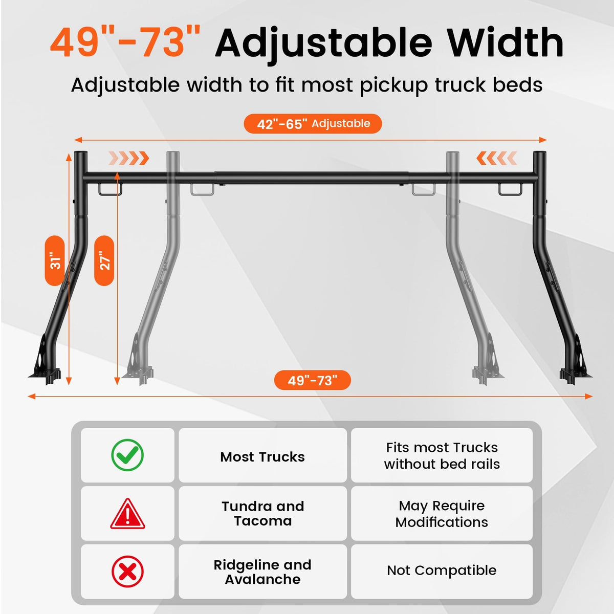 JY PERFORMANCE rope hook and tie-down point enabling secure load fastening