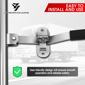JY PERFORMANCE cam bar next to ruler showing 36-inch scale for correct sizing
