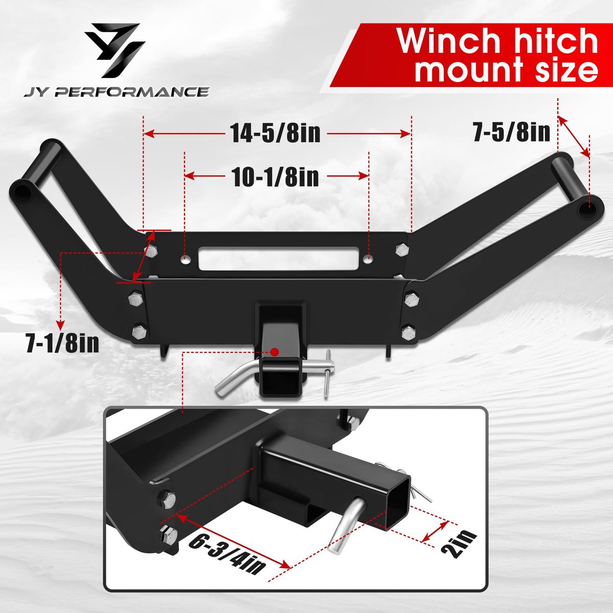 JY PERFORMANCE size comparison with ruler showing scale and fitment confidence benefit