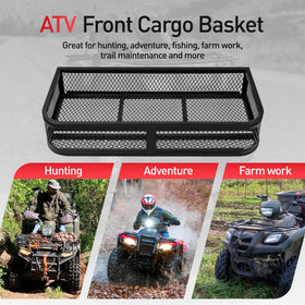 JY PERFORMANCE basket beside helmet showing scale and compact capacity benefit