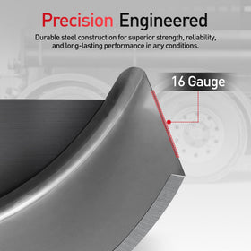 JY PERFORMANCE fenders with ruler showing 32 inch length for accurate sizing
