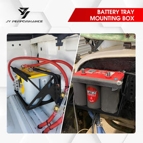 JY PERFORMANCE top view with battery demonstrating fit and space-saving