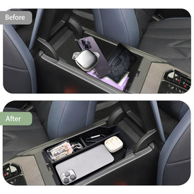 JYMAOYI installed in BMW X3 center console showing seamless OEM fit benefit