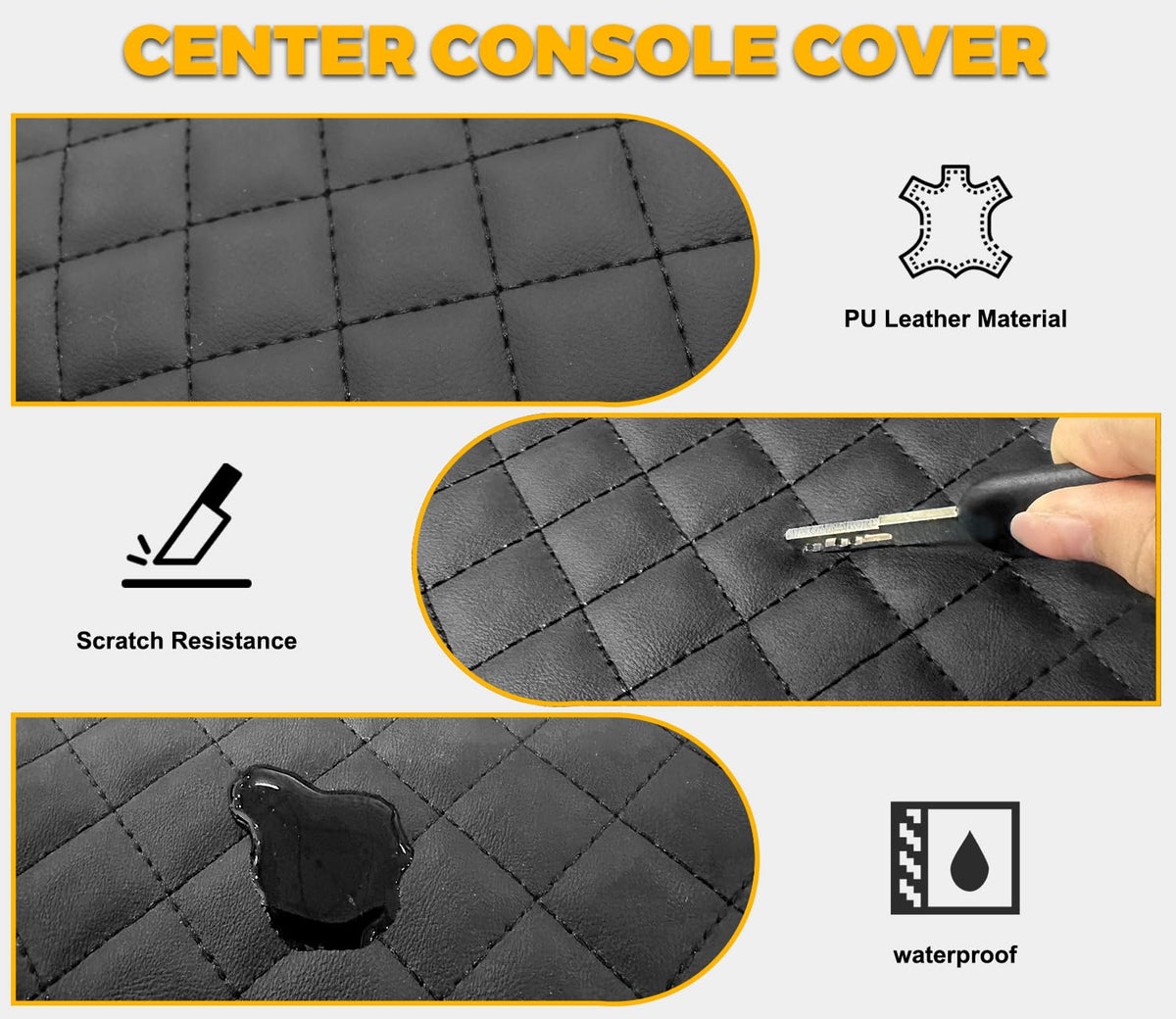 JYMAOYI close-up of PU leather texture showing durable finish and comfort