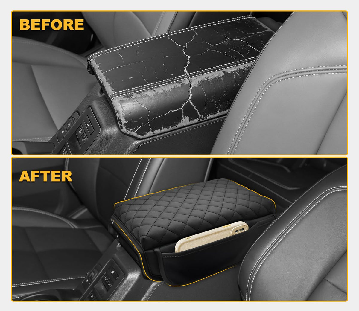 JYMAOYI installed in Ford Bronco interior showing upgraded cabin look