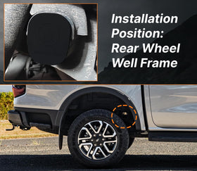 JYMAOYI installed in Ford Ranger frame tube, prevents debris entry