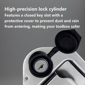 Jynprosper gasket seal detail showing covered keyhole and improved weather resistance