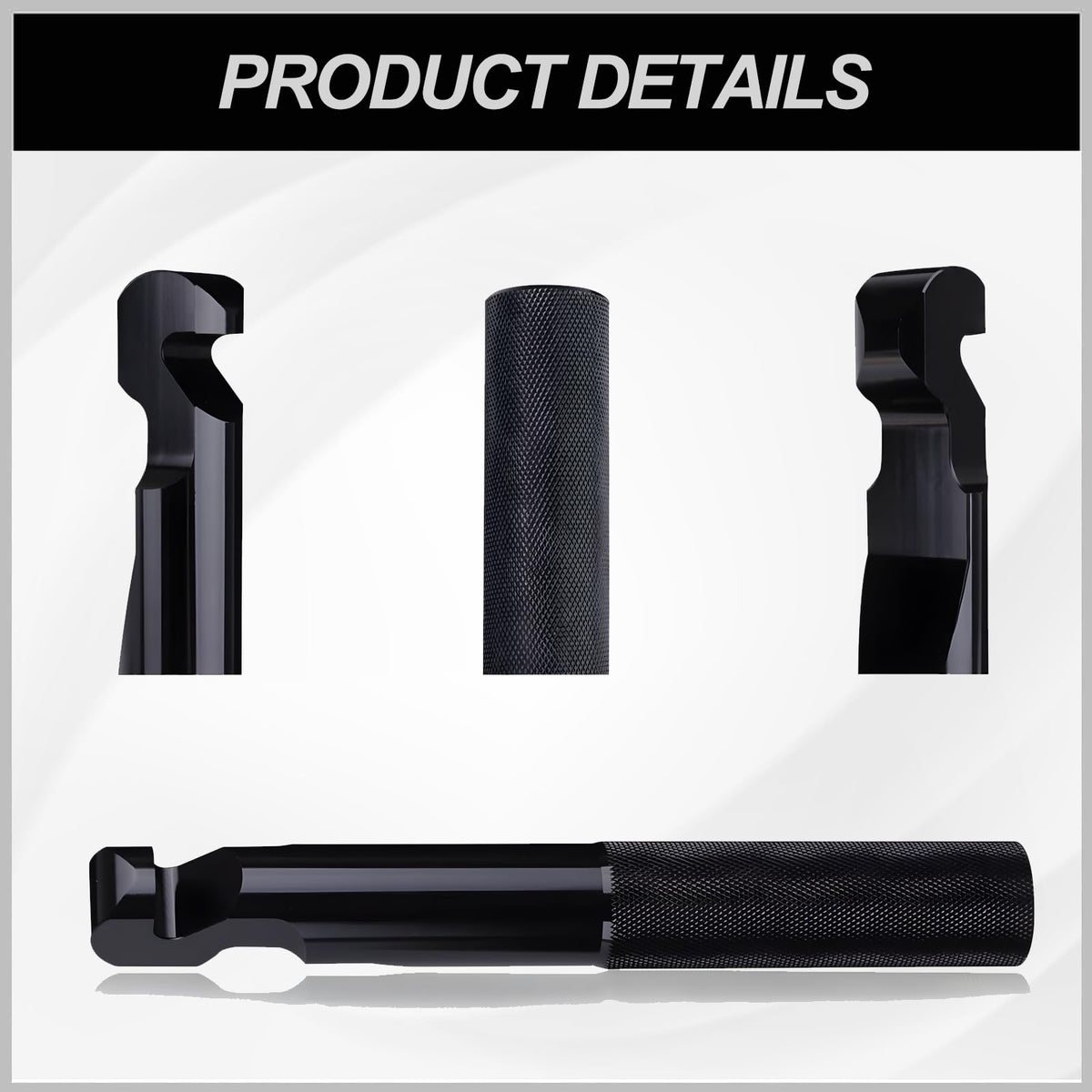 Jyphorixal flexible extension rod bending to reach tight clutch areas efficiently