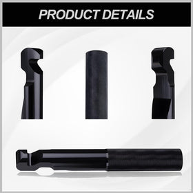 Jyphorixal flexible extension rod bending to reach tight clutch areas efficiently