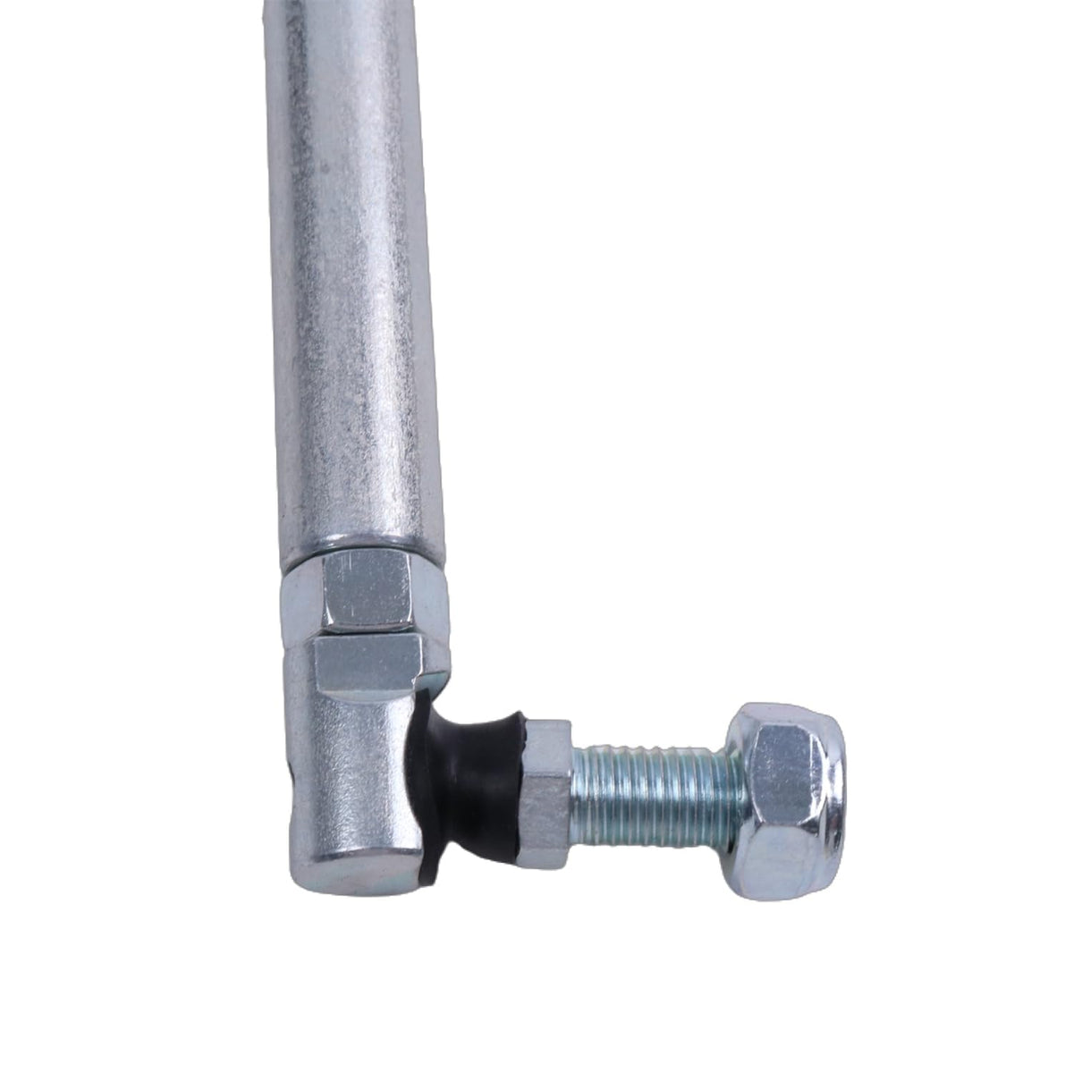JZGRDN draglink mounted on tractor steering arm showing restored steering