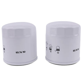 JZGRDN oil filter beside ruler showing compact size for easy storage and replacement