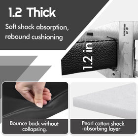 JZHLLA foam cross-section revealing 1.2-inch EPE padding for joint protection
