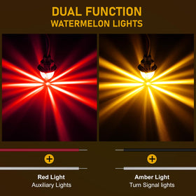 JZYZQBX close-up of 6x3030 LEDs highlighting brightness