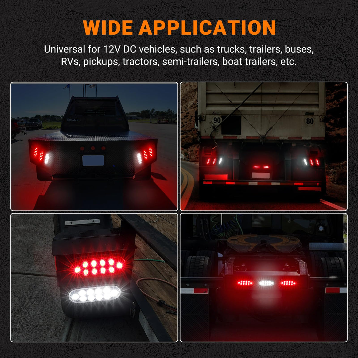JZYZQBX installed on trailer highlighting visible stop and turn signaling