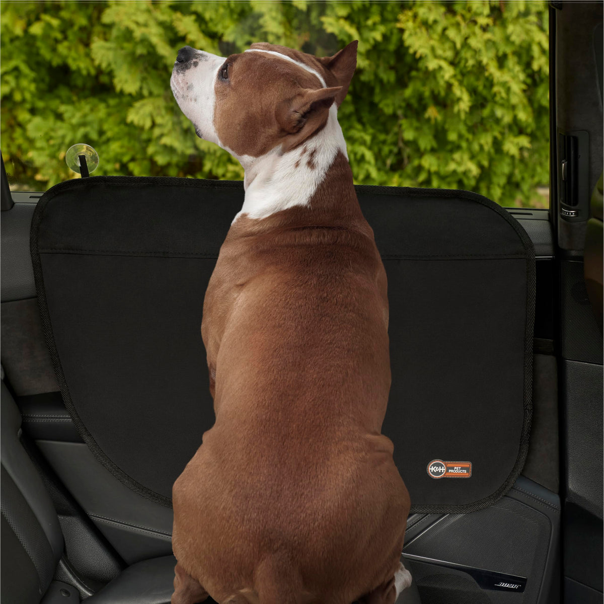 K&H close-up of waterproof fabric texture showing durable surface for easy cleanup