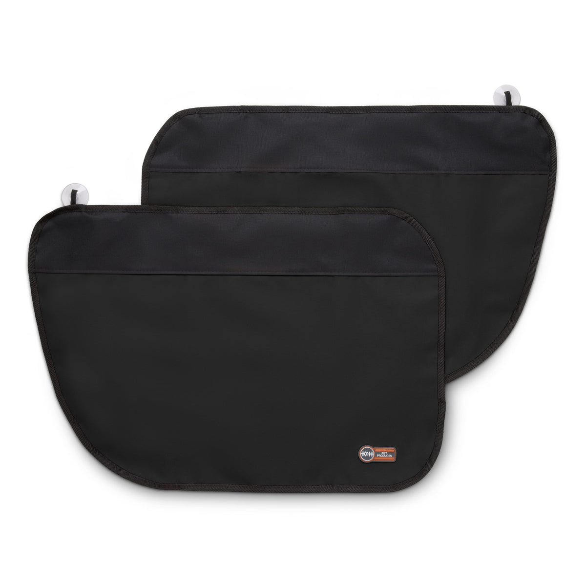 K&H front packaging showing two black door protectors and brand logo, protects doors