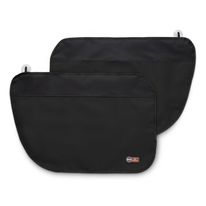 K&H front packaging showing two black door protectors and brand logo, protects doors