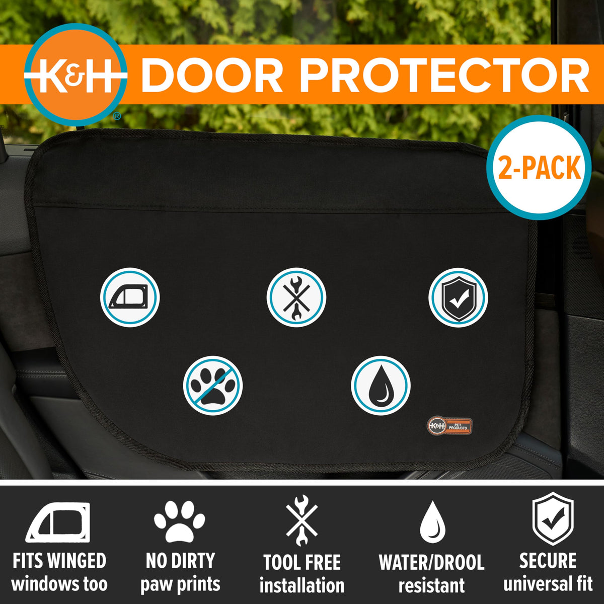 K&H paired left and right protectors displayed to show both sides included