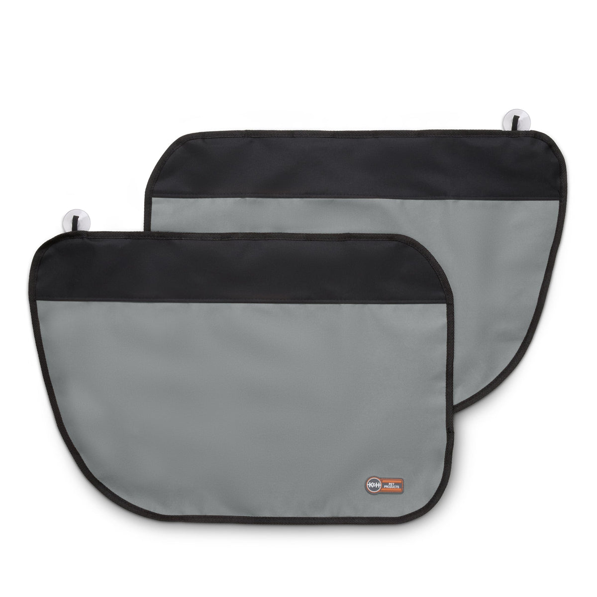 K&H front view door protector showing full coverage and easy fit benefit