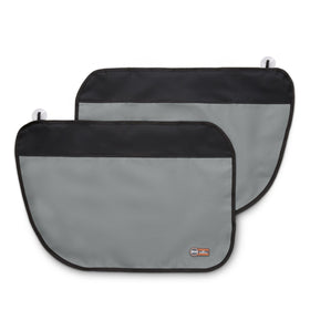 K&H front view door protector showing full coverage and easy fit benefit