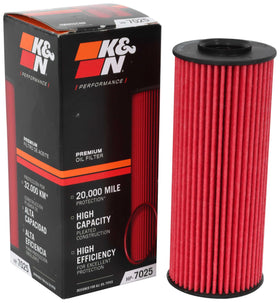K&N HP-7025 front packaging showing model and benefits