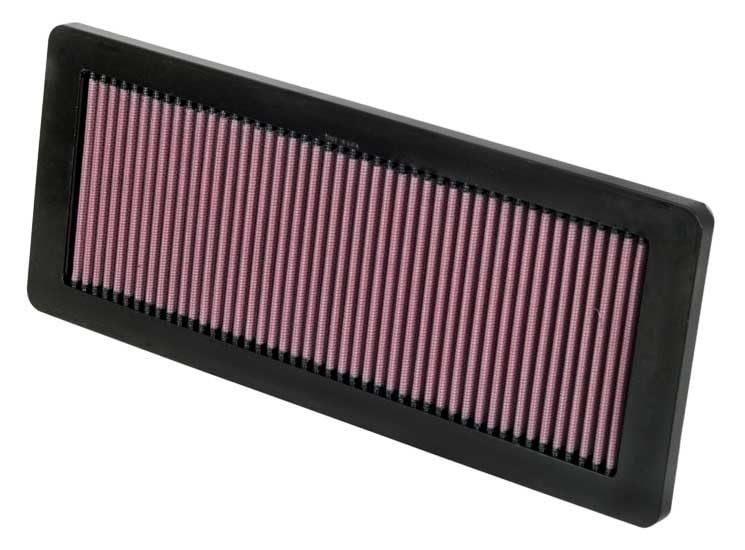 K&N filter installed in Mini Cooper engine bay for quick factory-fit upgrade