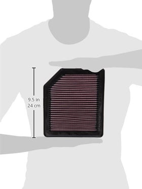 K&N side profile demonstrating factory-fit shape and easy install