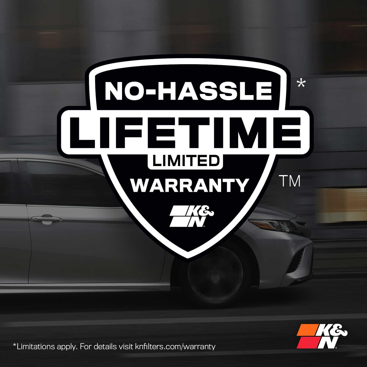 K&N VF1013 next to ruler showing size and scale for correct fitment benefit