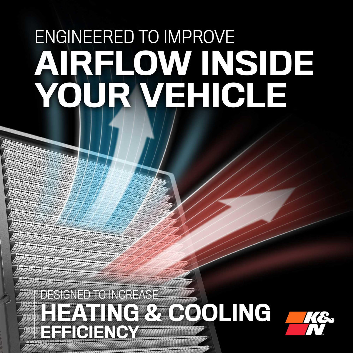 K&N filter air-drying on a surface ready to reinstall and save cost