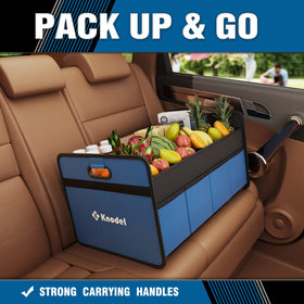 K KNODEL folded flat for compact storage and space-saving benefit