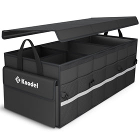 K KNODEL front view showing large organizer keeping trunk tidy