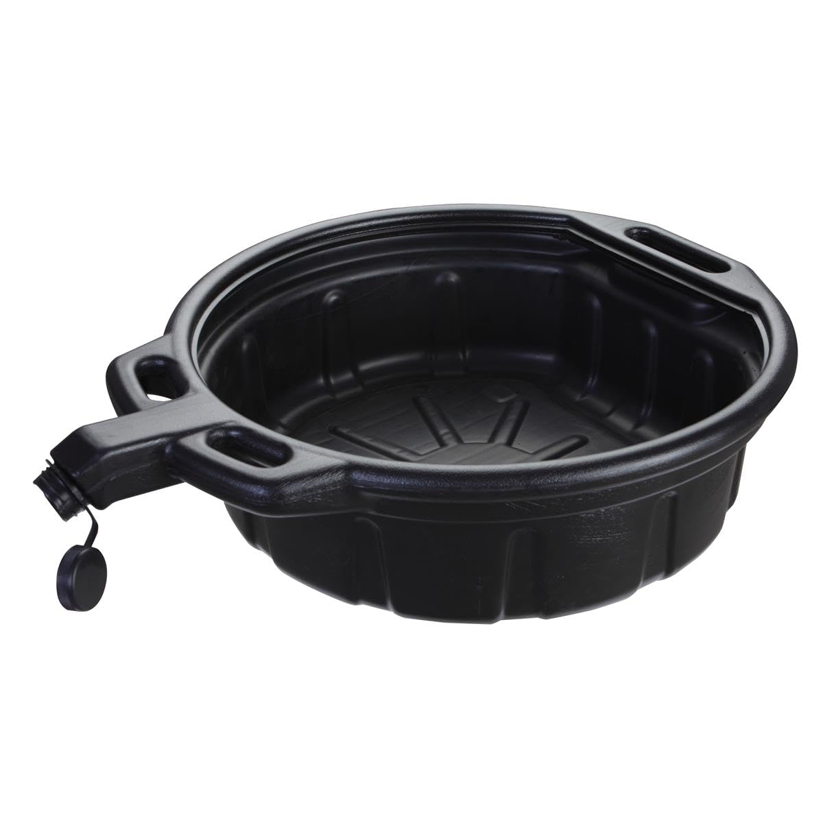 K Tool International close-up of large spout and secure cap for controlled pouring