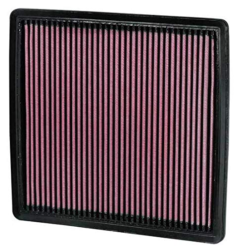 K&N filter side profile showing sealing lip for reliable engine protection benefit