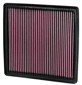 K&N filter side profile showing sealing lip for reliable engine protection benefit