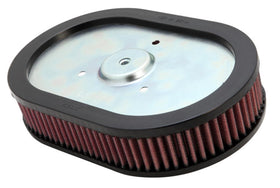 K&N filter front packaging showing fitment for Harley models and quick benefit