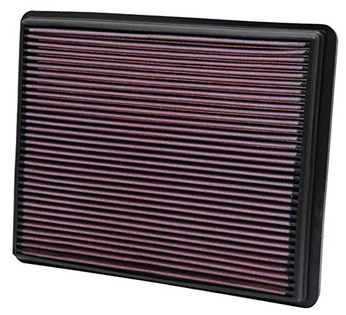 K&N installed in engine bay demonstrating direct drop-in convenience