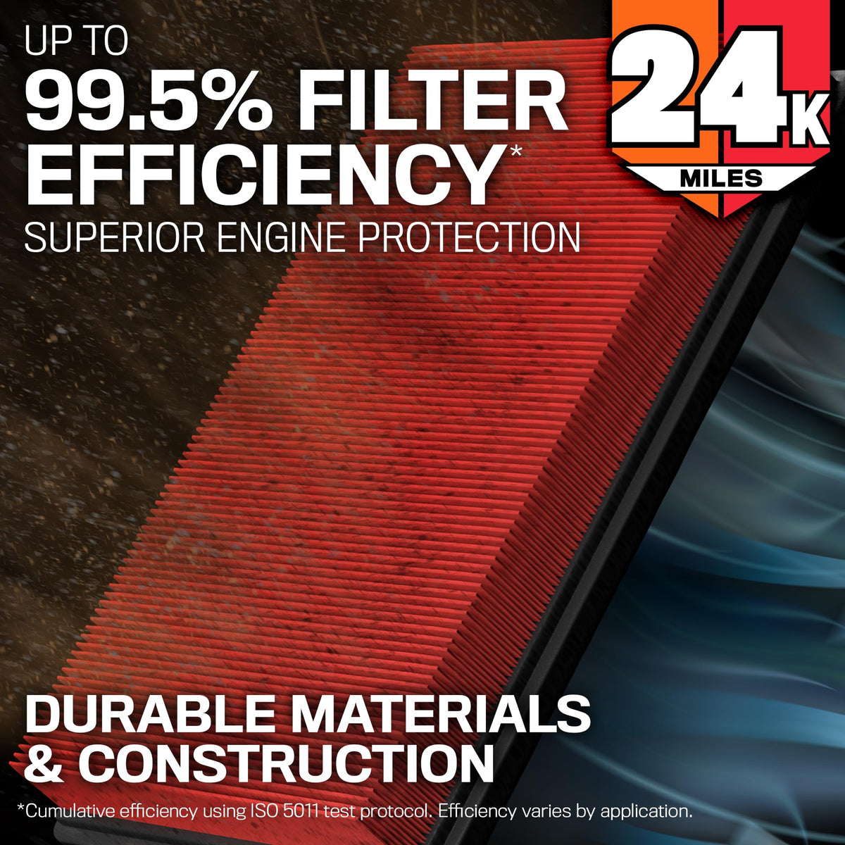 K&N filter installed in factory airbox demonstrating simple swap benefit