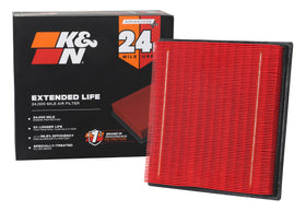 K&N KNX-2385 front packaging showing durable filter and benefits