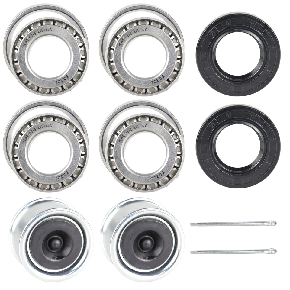 KABOBEARING front packaging showing complete 2-set kit and included parts benefit: ready-to-install