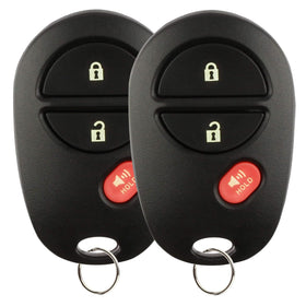 Kaboll front view of replacement key fob showing buttons and branding, reliable fit