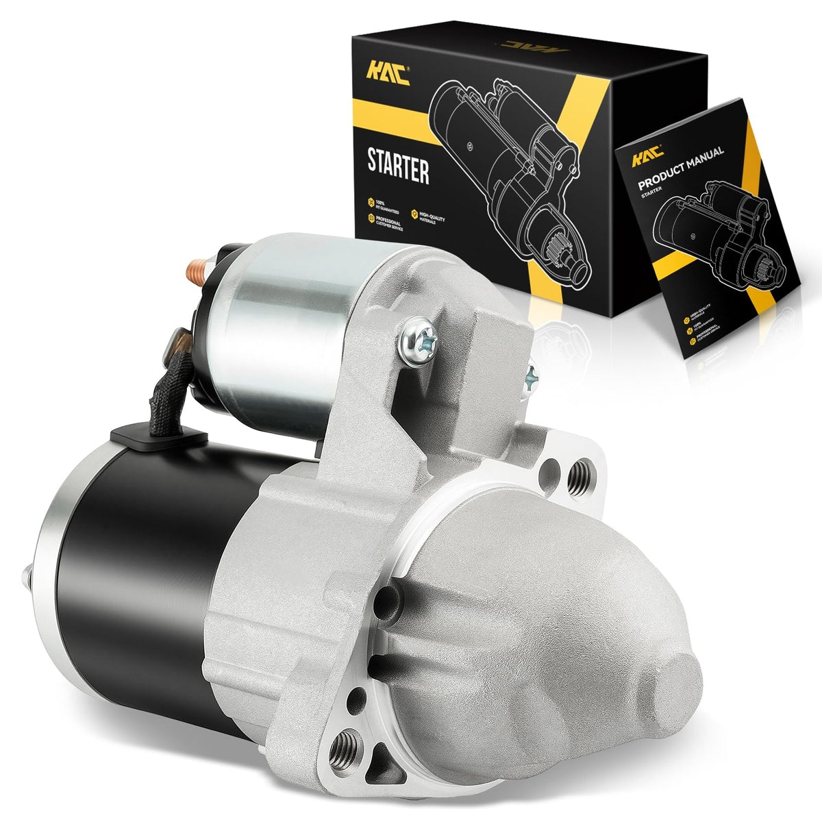 KAC starter front assembly showing full unit and fitment benefit