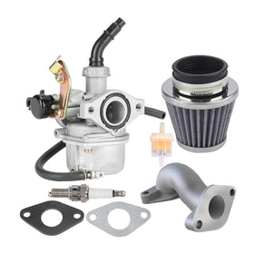 Kacarber carburetor front view showing throttle bore and choke assembly for reliable fit