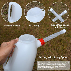 Kackaidi translucent container body showing fluid level for quick checks