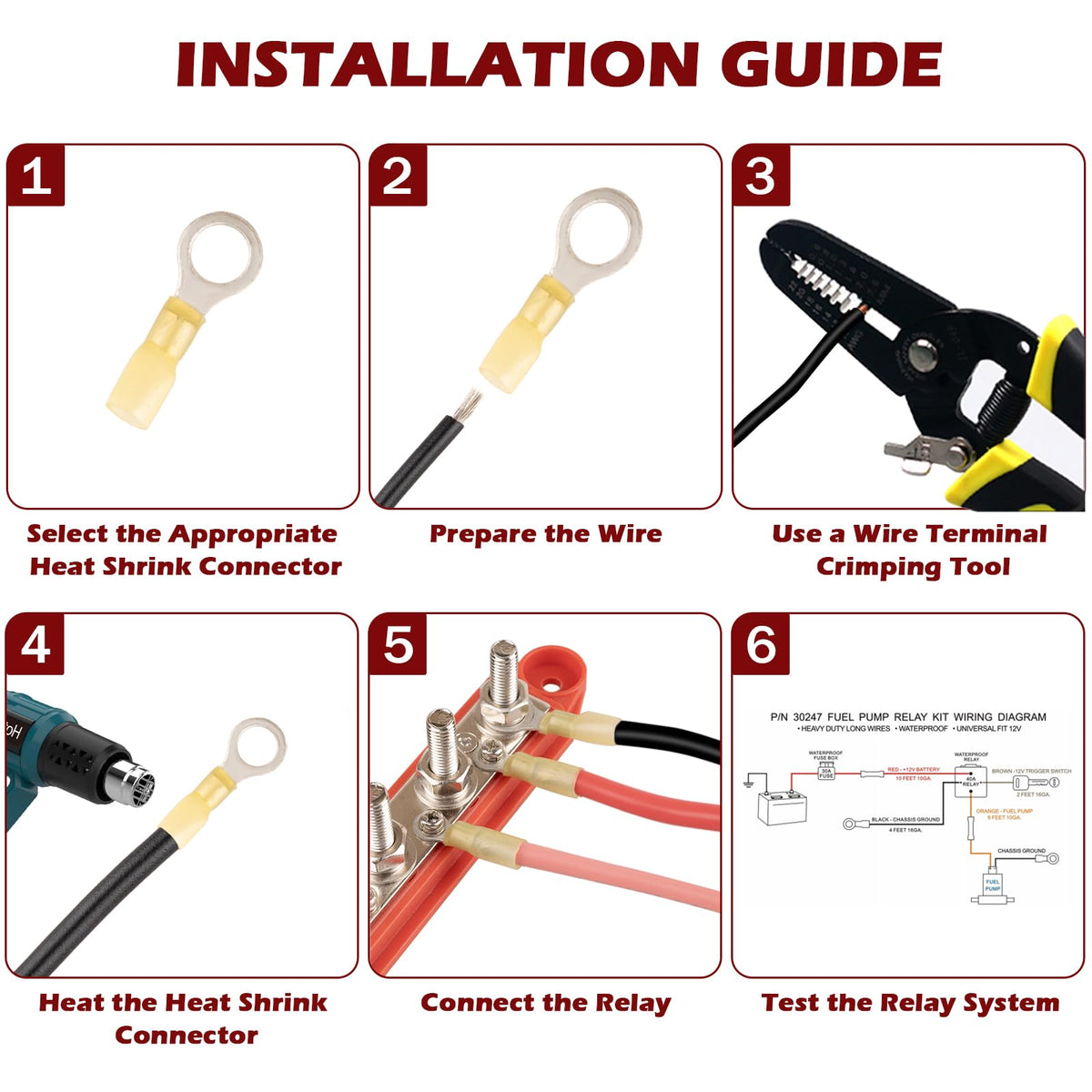 KACOLA connectors and wiring diagram simplifying DIY installation