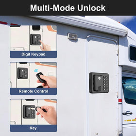 KACOLA remote fobs and mechanical keys illustrating backup access options