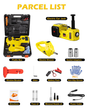 KACOLA storage case open with jack and accessories organized for easy transport