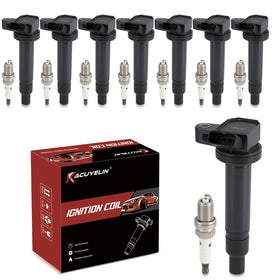 KacuYelin coil pack front view showing plug ports and OEM fit benefit